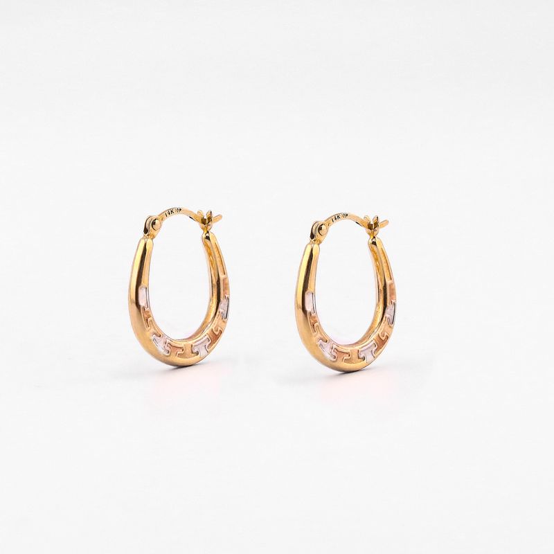 Arracadas Canasta Tns. 14k 0.5g